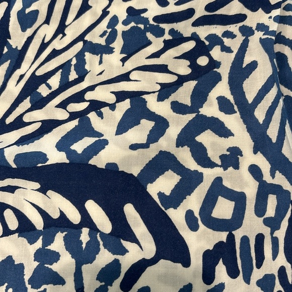 Lilly Pulitzer Sleeves Top Blue White XXS Excellent Condition! - Picture 4 of 9